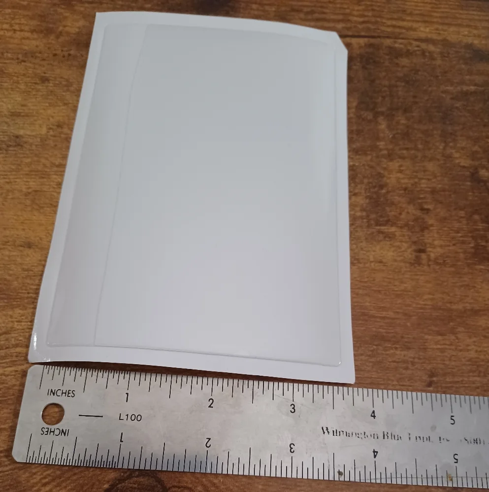 10 self adhere protective label pocket